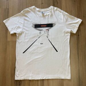 Y2K Moby Destroyed LP Album Cover Art Work White Shirt Size Large Electronica Dj